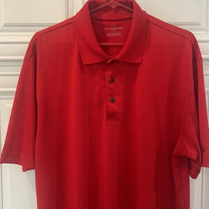 Grand Slam Mens Golf Polo red  shirt size XL